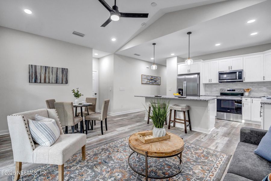 Furnished interior view inside a new home in , Baldwin (Image 11).