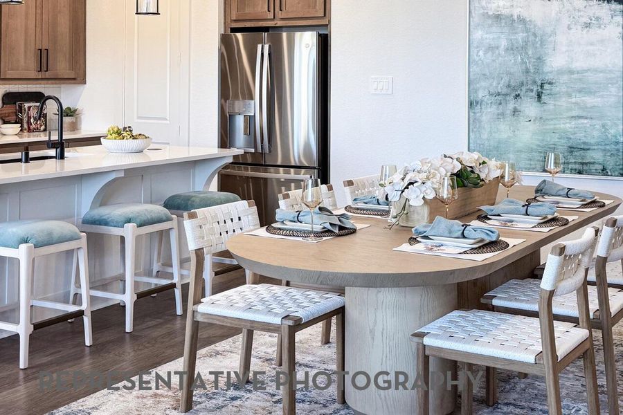 Furnished interior view inside a new home in Easton Park, Austin (Image 10).