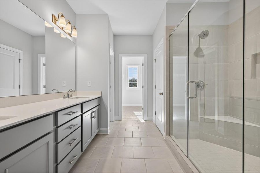 Furnished interior view inside a new home in Hemingway, Flowery Branch (Image 15).