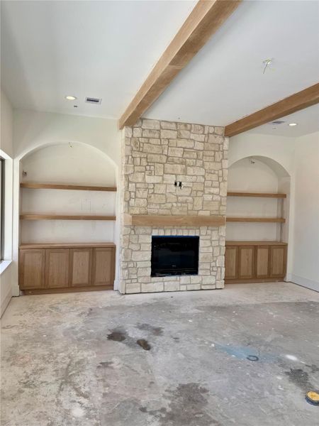 Family roomConstruction as of 10/30/25 Family roomConstruction as of 10/30/25