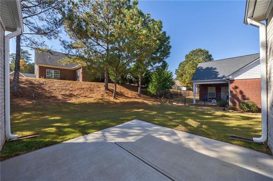 Exterior details and patio area of a home in , Social Circle (Image 3).