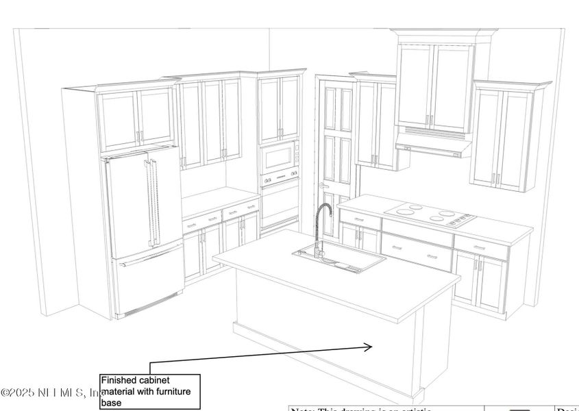 Furnished interior view inside a new home in Madeira, St. Augustine (Image 10).