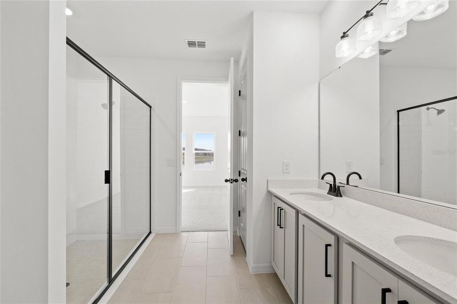 Furnished interior view inside a new home in , Kissimmee (Image 8).