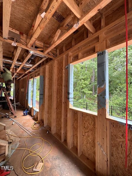 Foyer - Wooded View from side windows