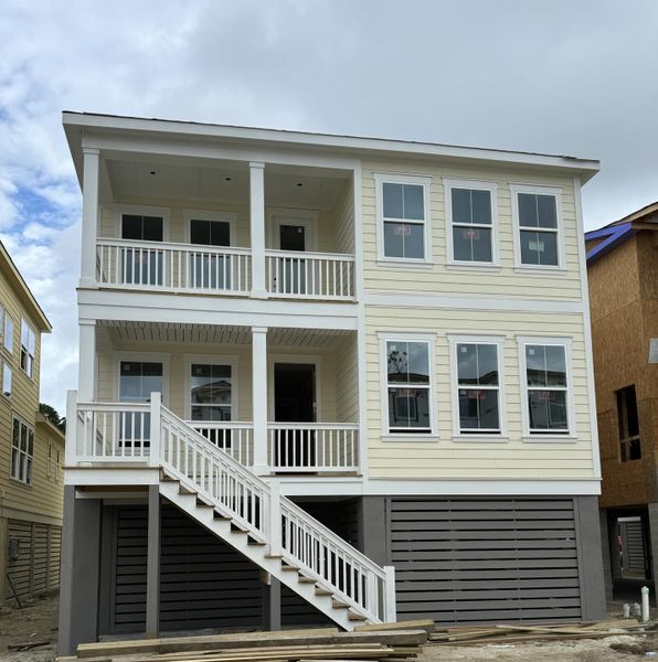 Exterior details and patio area of a home in Central Park, Charleston (Image 29). Exterior details and patio area of a home in Central Park, Charleston (Image 29).