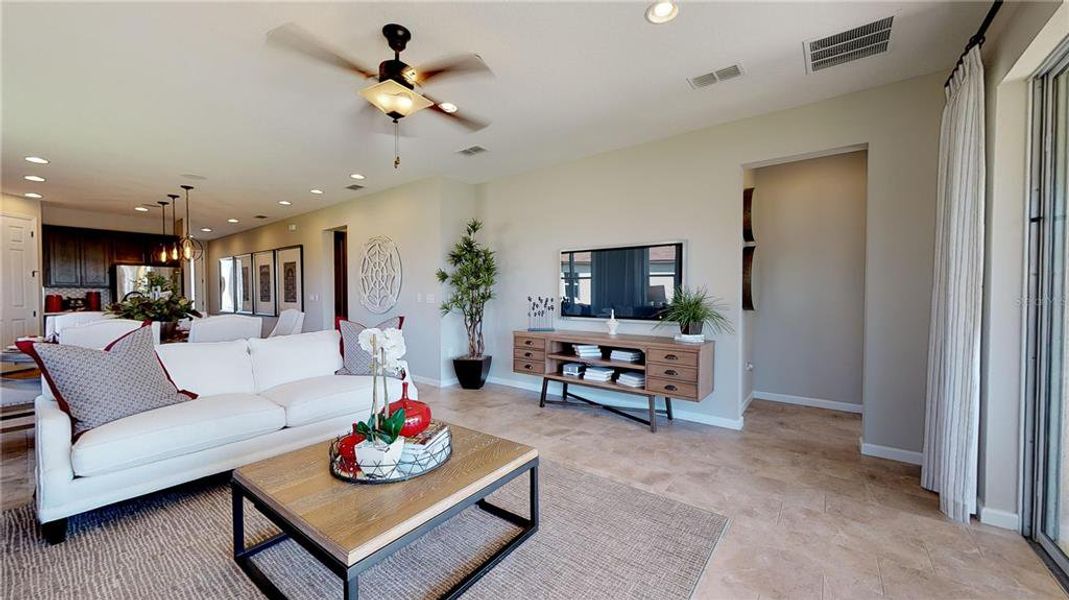 Furnished interior view inside a new home in Seminole Palms, Palm Coast (Image 7).