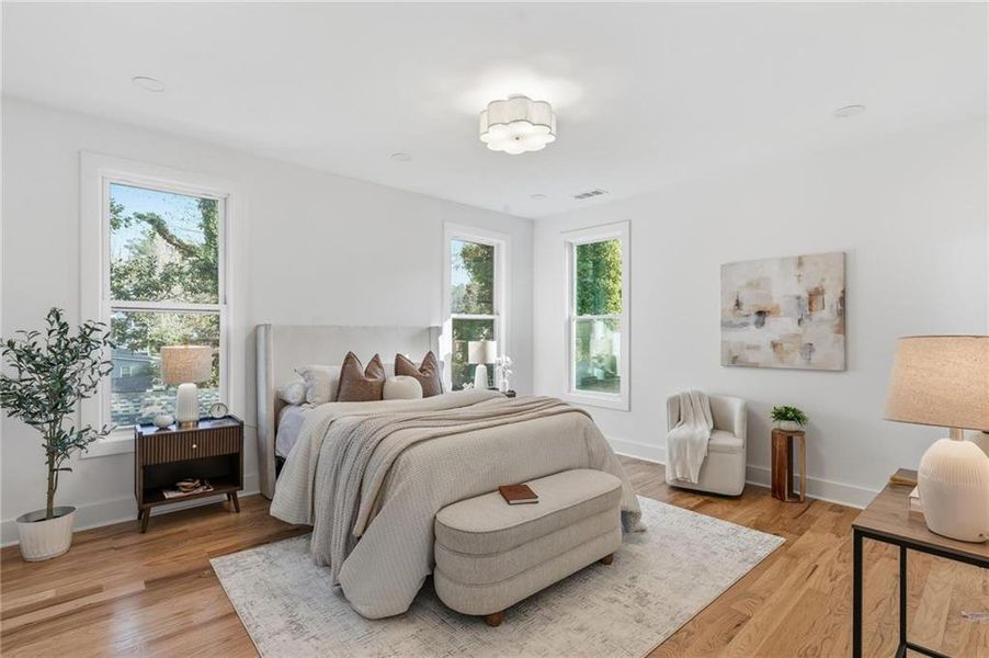Furnished interior view inside a new home in , Atlanta (Image 39).