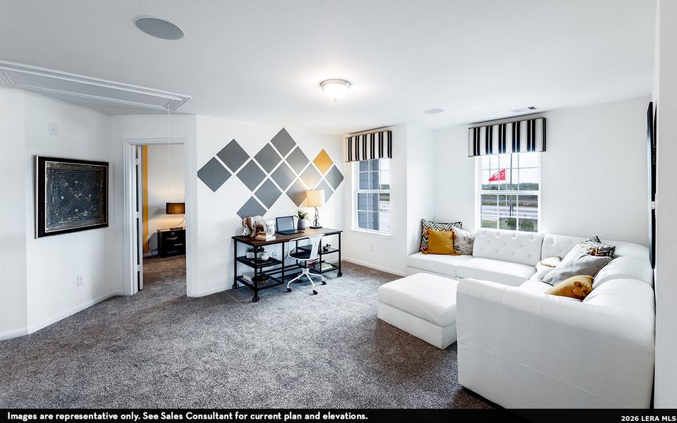 Furnished interior view inside a new home in Hickory Ridge, Elmendorf (Image 8).