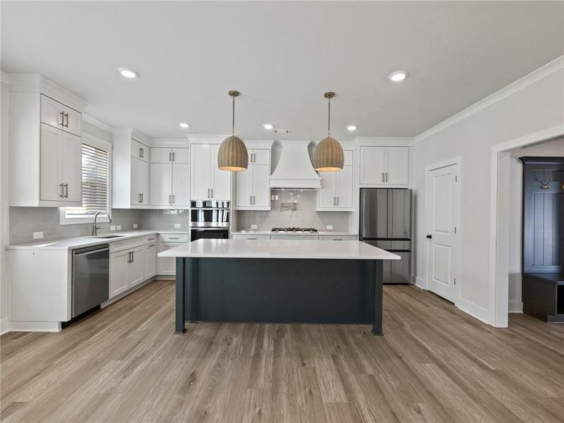 Furnished interior view inside a new home in , Buford (Image 6). Furnished interior view inside a new home in , Buford (Image 6).