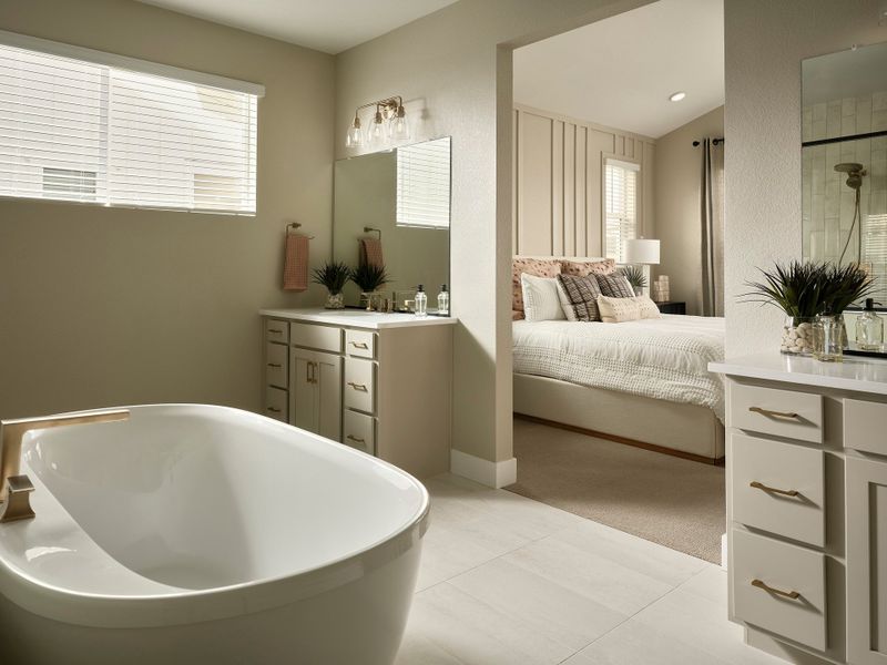 Furnished interior view inside a new home in Barefoot, Firestone (Image 8).