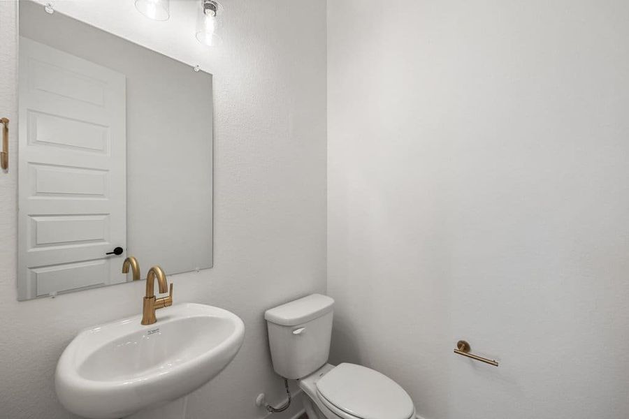 Furnished interior view inside a new home in Lariat, Liberty Hill (Image 6).