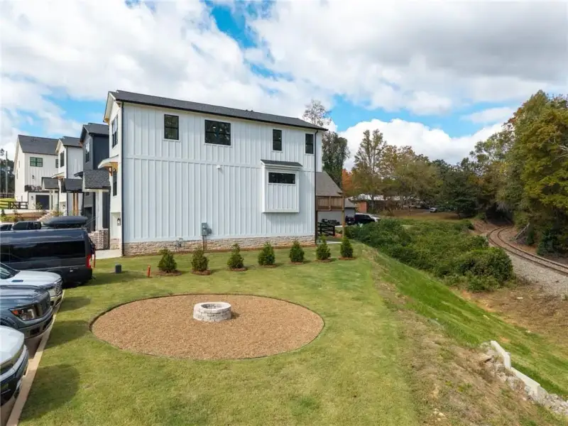Exterior details and patio area of a home in , Ball Ground (Image 4).