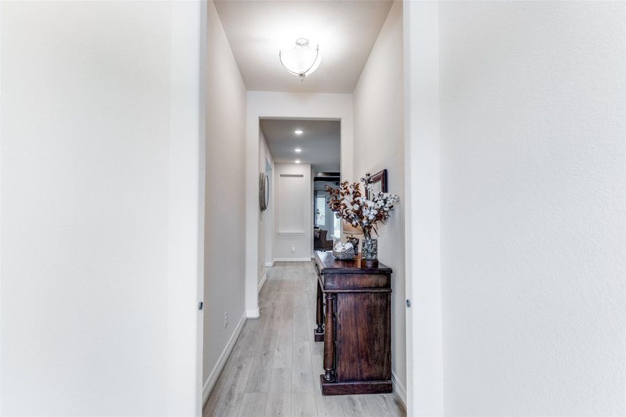 Furnished interior view inside a new home in , League City (Image 16).