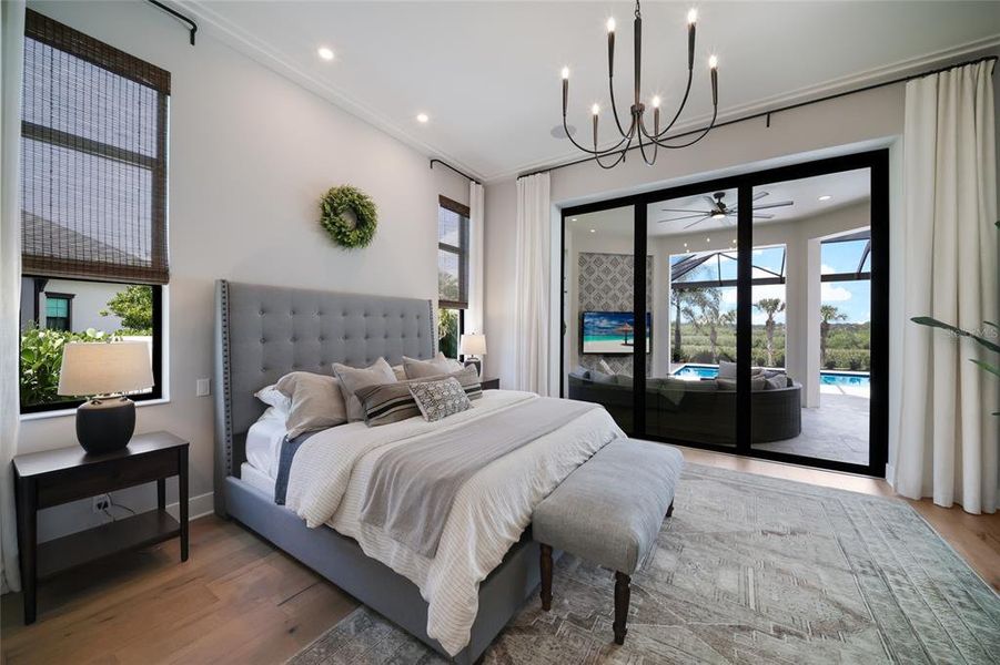 Furnished interior view inside a new home in , Parrish (Image 11).