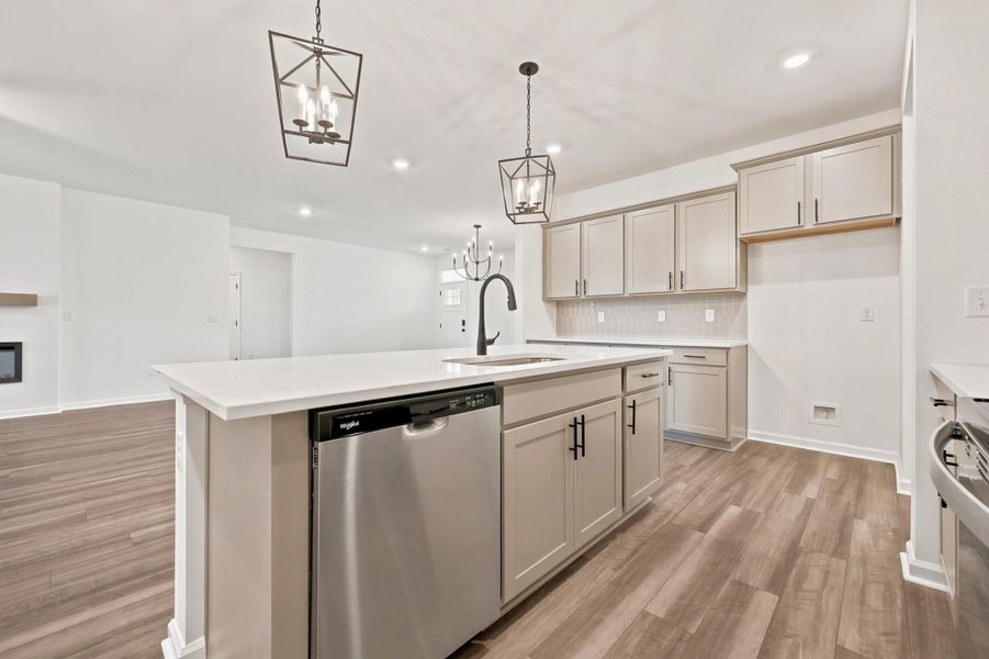 Furnished interior view inside a new home in Edgefield, Loris (Image 8).