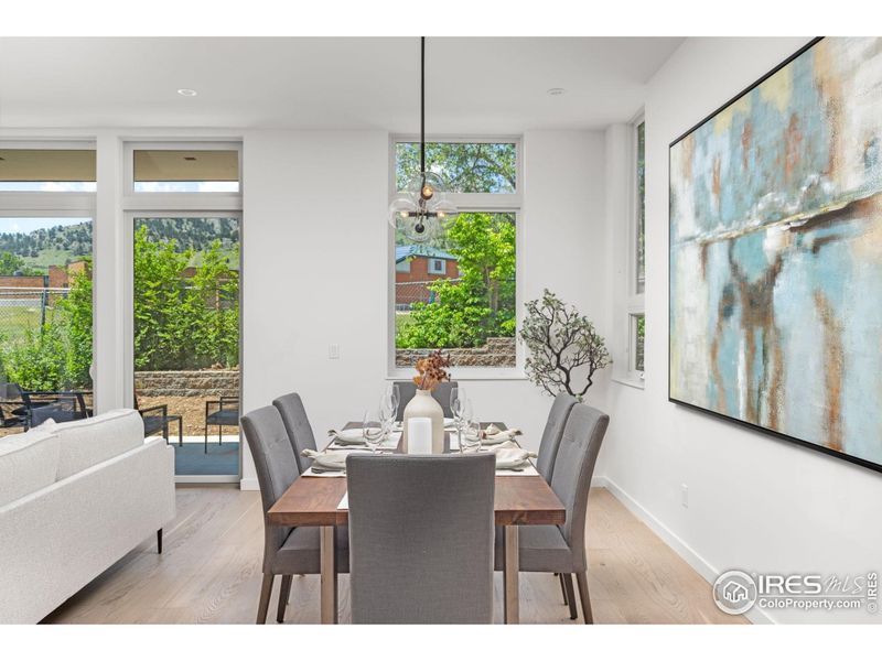 Furnished interior view inside a new home in , Boulder (Image 13).