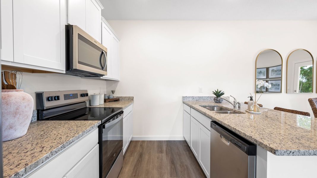 Furnished interior view inside a new home in Owensby Farms Townhomes, Dayton (Image 4).