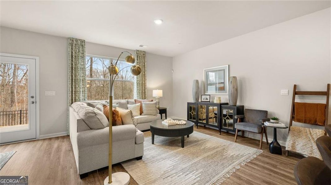 Furnished interior view inside a new home in Echo Glen, Stockbridge (Image 18).