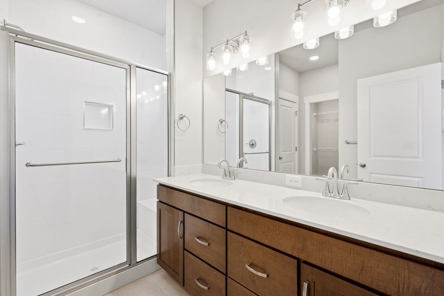 Furnished interior view inside a new home in The Lakes at Centerra, Loveland (Image 7).