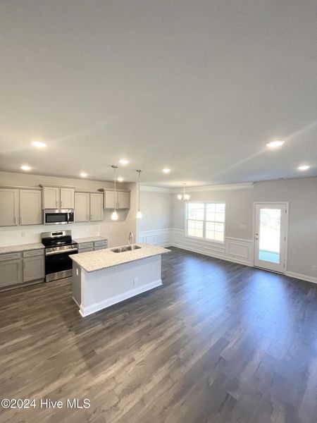 Furnished interior view inside a new home in Athens Acres, New Bern (Image 6). Furnished interior view inside a new home in Athens Acres, New Bern (Image 6).