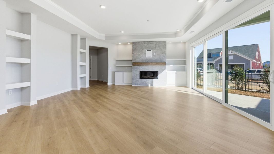 Spacious, unfurnished interior of a new home in The Courtyards at Oak Grove, Durham (Image 12).