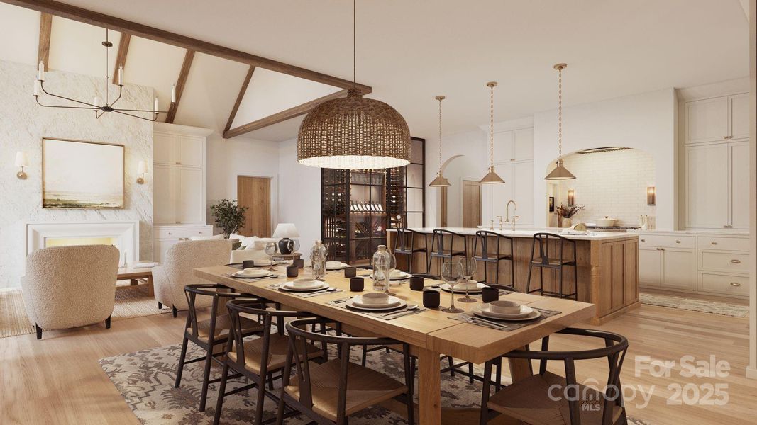 Furnished interior view inside a new home in , Connelly Springs (Image 15).