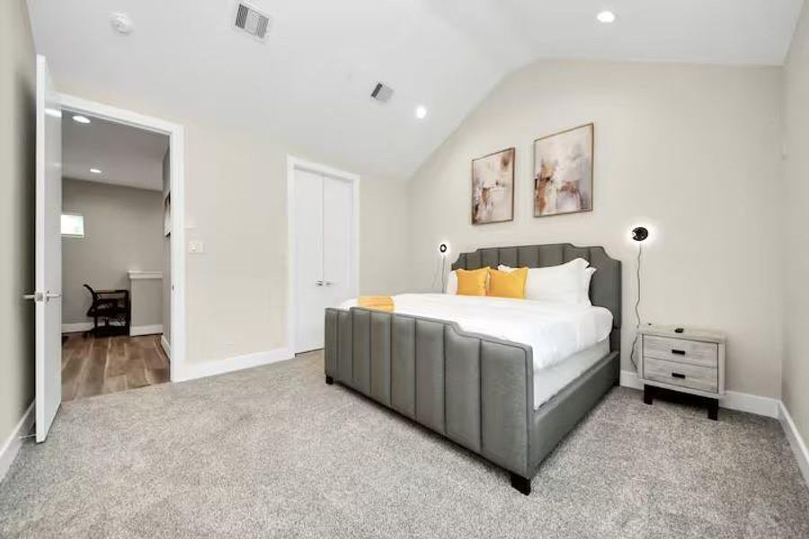 Furnished interior view inside a new home in , Houston (Image 9).