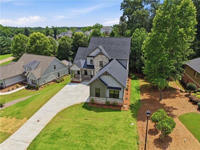 Front exterior of a new home in , Jefferson, GA, highlighting curb appeal (Image 30).