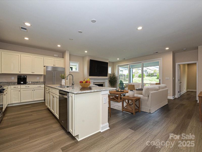 Virtually Staged Great Room Virtually Staged Great Room