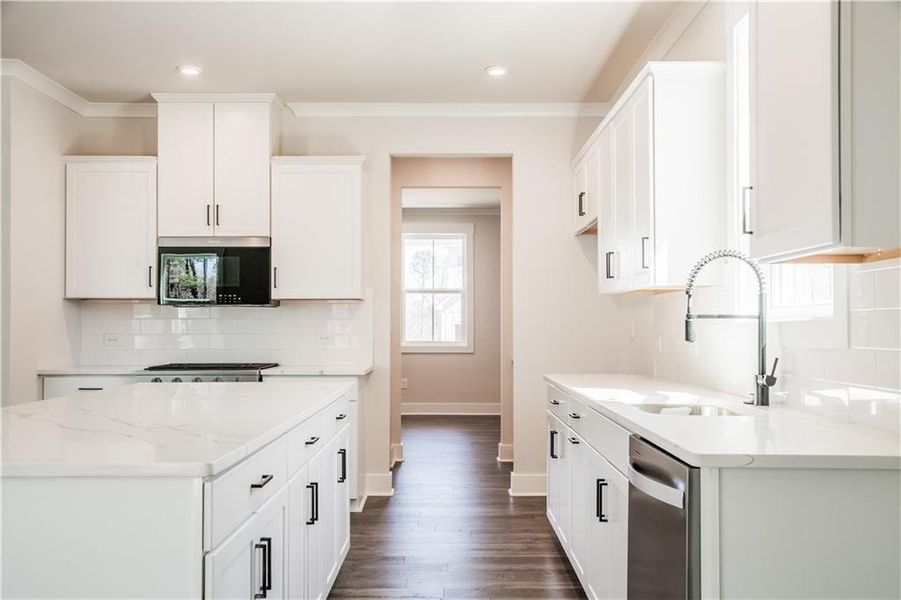Furnished interior view inside a new home in Cambridge at Steels Bridge, Canton (Image 12).