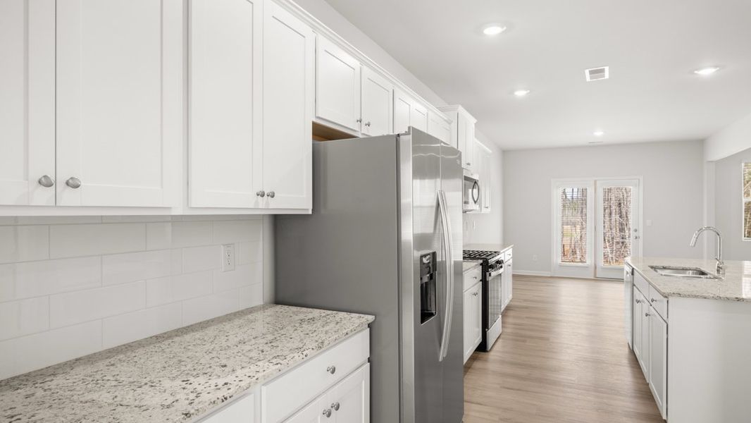 Furnished interior view inside a new home in South Wind, Union City (Image 6).