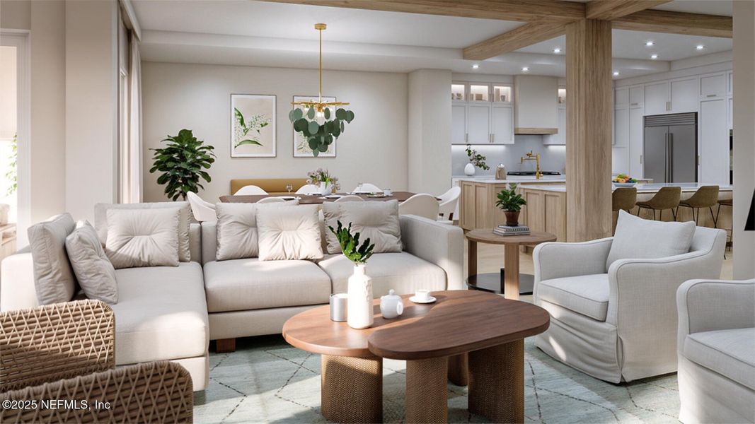 Furnished interior view inside a new home in , Fernandina Beach (Image 11). Furnished interior view inside a new home in , Fernandina Beach (Image 11).