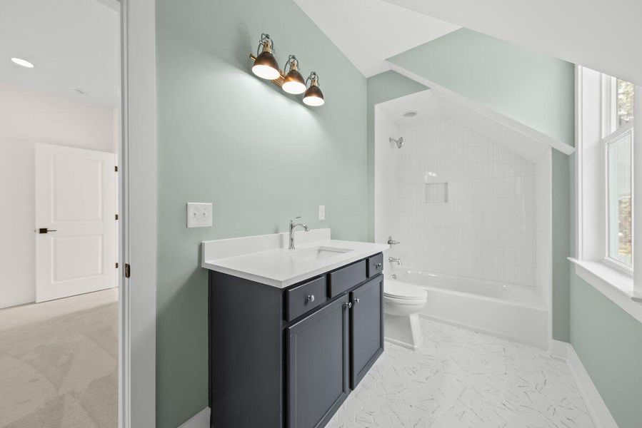 Furnished interior view inside a new home in , Awendaw (Image 13).