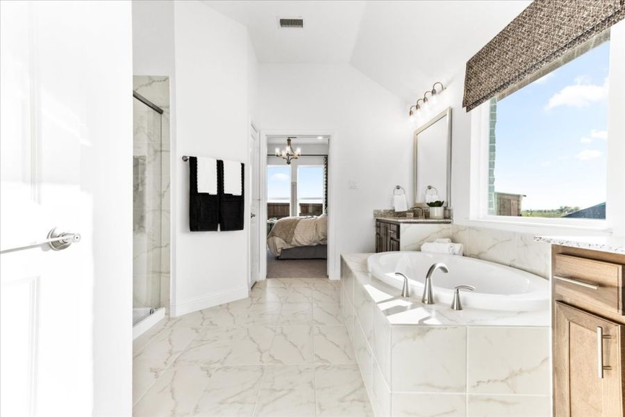 Furnished interior view inside a new home in Clearview Ranch, Royse City (Image 11).