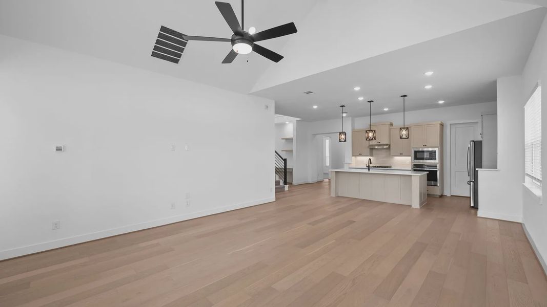 Spacious, unfurnished interior of a new home in Lariat, Liberty Hill (Image 18). Spacious, unfurnished interior of a new home in Lariat, Liberty Hill (Image 18).