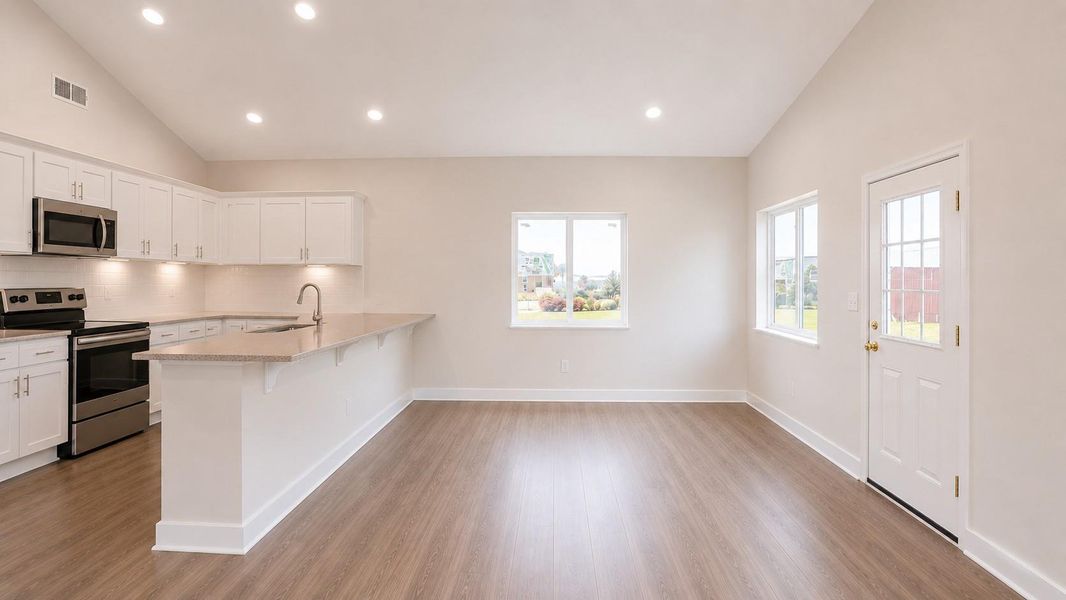 AI Rendering of what the builder/seller expects it to look like once the home is complete.