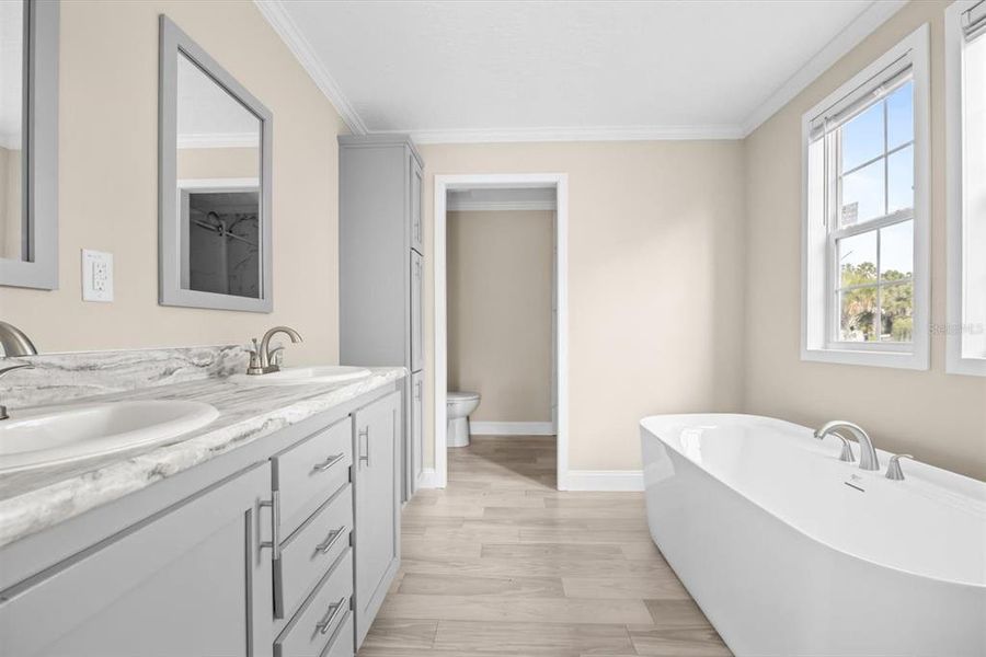 Furnished interior view inside a new home in , Okeechobee (Image 12).