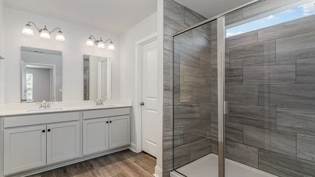Furnished interior view inside a new home in The Preserve at Shaftesbury Glen, Conway (Image 6).