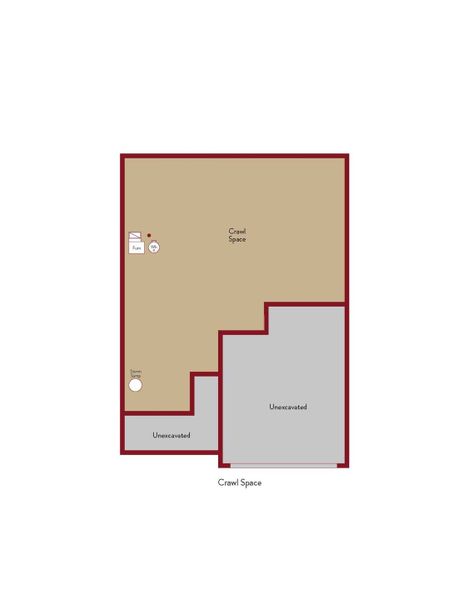 2D floor plan layout for the Elm by View Homes in The Trails at Aspen Ridge-2, Colorado Springs, CO (Image 6).