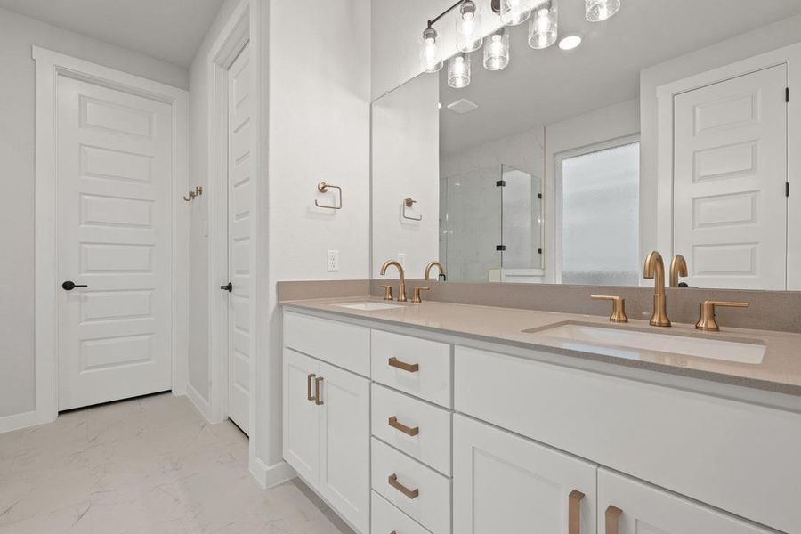 Furnished interior view inside a new home in Flora, Hutto (Image 8).