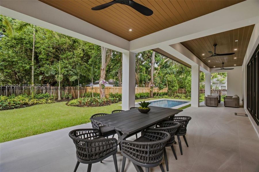 Exterior details and patio area of a home in , South Miami (Image 31).