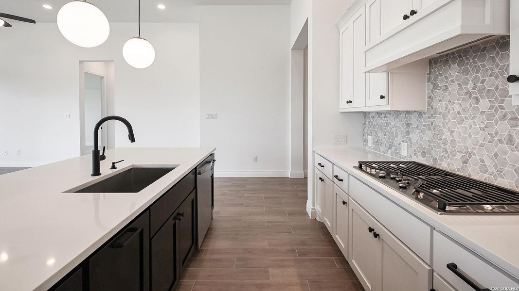 Furnished interior view inside a new home in Legacy at Lake Dunlap, New Braunfels (Image 14).