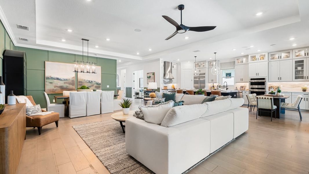 Representative furnished interior of a home built from the Pallazio II by Taylor Morrison in Skye Ranch Community Group Page, Sarasota (Image 6). Representative furnished interior of a home built from the Pallazio II by Taylor Morrison in Skye Ranch Community Group Page, Sarasota (Image 6).