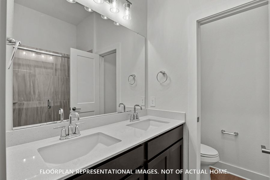 Furnished interior view inside a new home in Ambrose, La Marque (Image 13).