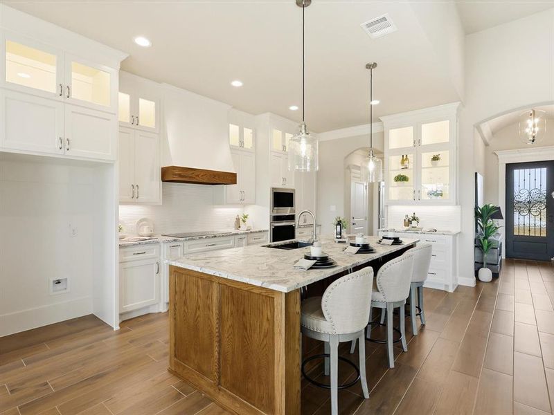 Furnished interior view inside a new home in , Granbury (Image 32).