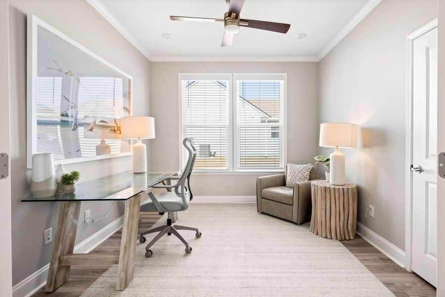 Furnished interior view inside a new home in Sun City Hilton Head, Bluffton (Image 5).