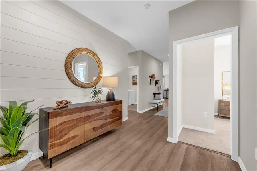 Furnished interior view inside a new home in River Oaks, Locust Grove (Image 5).