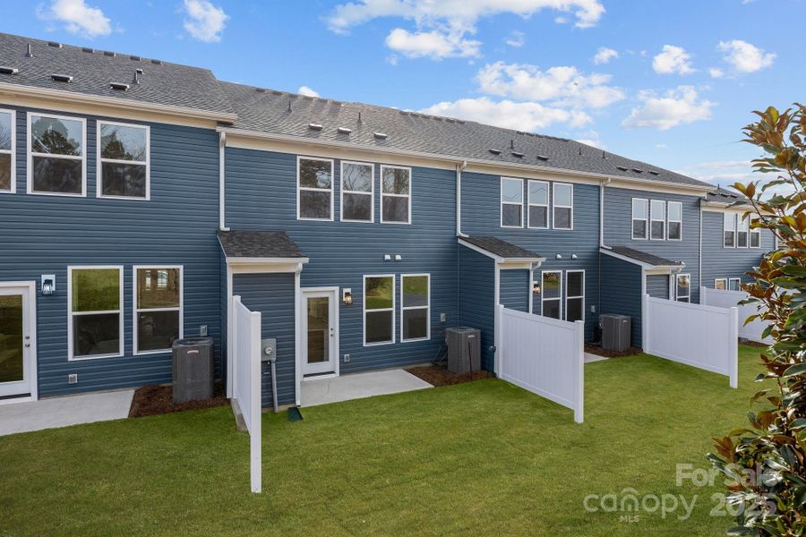 Exterior details and patio area of a home in Bell Glen, Charlotte (Image 4).