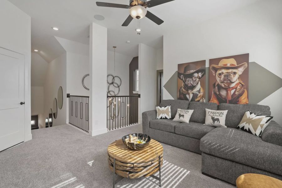 Furnished interior view inside a new home in Meridiana 50's and 60's, Manvel (Image 25).