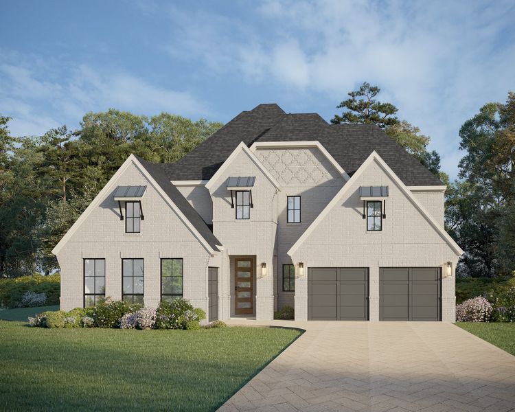 Plan 1634 Elevation F